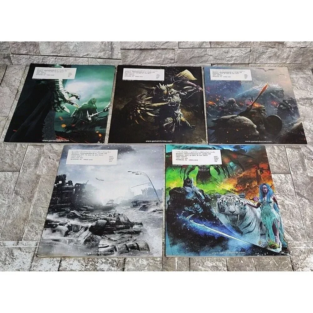 Lot Of 5 Game Informer Magazine Issues 294, 296, 298, 299, 300